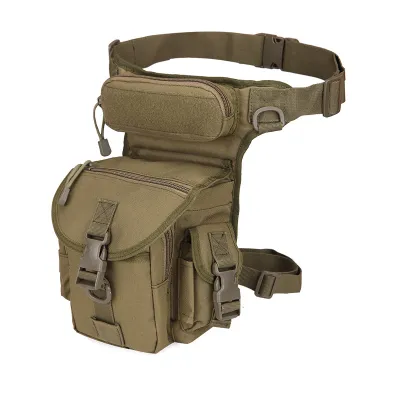 Simple Unisex Fashion Oxford Cloth Camouflage Sports Leg Bag Belt