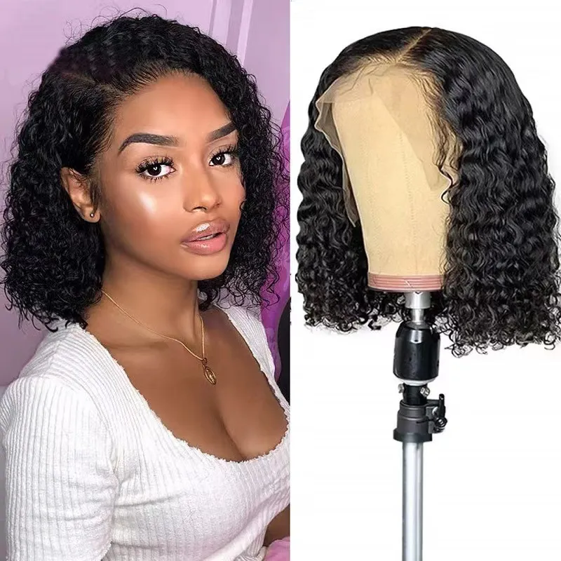Women Fashion Short Curly Exotic Wig - High Temperature Wire, Can Be Flush Or Inclined Bangs, Not Hot Dye, Any Skin Color