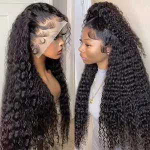 Women Exotic Long Curly Wig Oblique Bangs High Temperature Wire Decoration Beauty Wigs