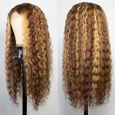 Women Fashion Front Lace Wig Long Curly Exotic Beauty Wigs