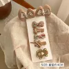 11438B Coffee Bear Bow Set Of 7