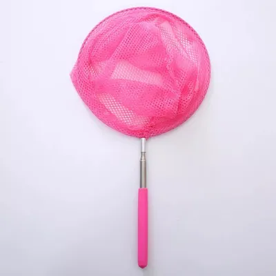 Stainless Steel Telescopic Children Toy Fishing Net with Nylon Mesh