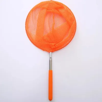 Stainless Steel Telescopic Children Toy Fishing Net with Nylon Mesh