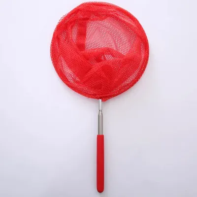 Stainless Steel Telescopic Children Toy Fishing Net with Nylon Mesh