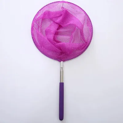 Stainless Steel Telescopic Children Toy Fishing Net with Nylon Mesh