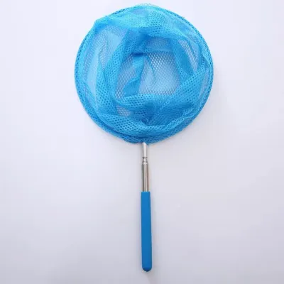 Stainless Steel Telescopic Children Toy Fishing Net with Nylon Mesh
