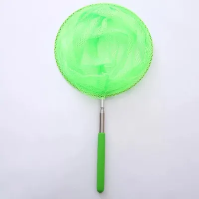 Stainless Steel Telescopic Children Toy Fishing Net with Nylon Mesh
