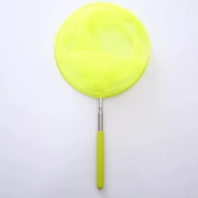 Stainless Steel Telescopic Children Toy Fishing Net with Nylon Mesh