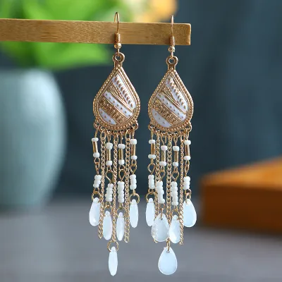 Bohemian Ethnic Style Retro Tassel Earrings