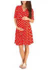 White Dot On Red Background
