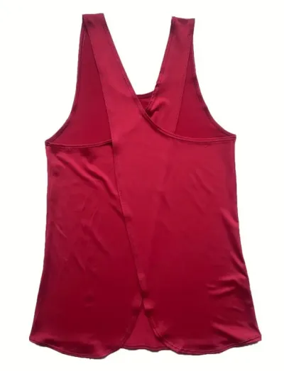 Women's Quick-Dry Back Split Tank Top for Summer Sports Fitness