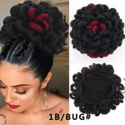 African Wig Women Small Roll Explosive Hair Bun Exotic High Temperature Wire