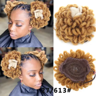 African Wig Women Small Roll Explosive Hair Bun Exotic High Temperature Wire