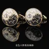 Golden Gossip Pattern Cufflinks