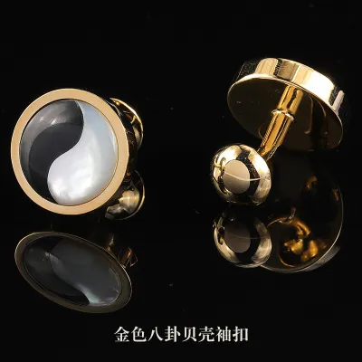 Men Simple Rhinestone Copper Animal Cufflinks Suit Shirt Accessories
