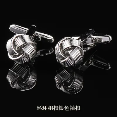 Men Simple Rhinestone Copper Animal Cufflinks Suit Shirt Accessories