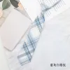 Dusty Blue White Check Tie