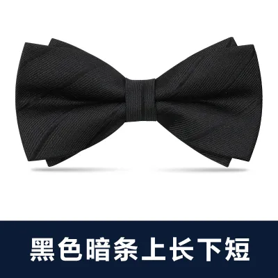 Men Simple British Style Business Dress Bow Tie