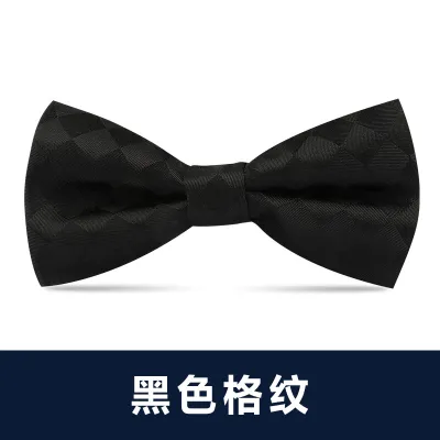 Men Simple British Style Business Dress Bow Tie