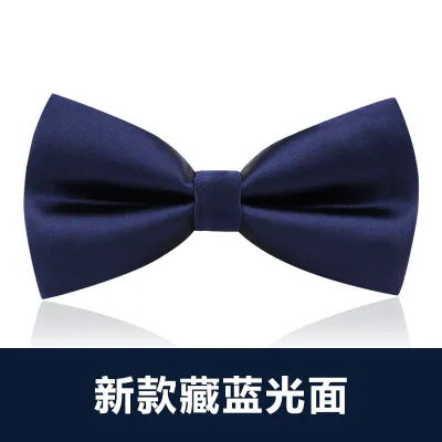 Men Simple British Style Business Dress Bow Tie