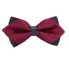 Triangle Burgundy Bow Tie