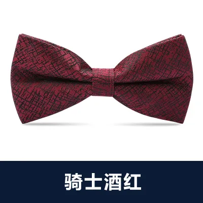 Men Simple British Style Business Dress Bow Tie