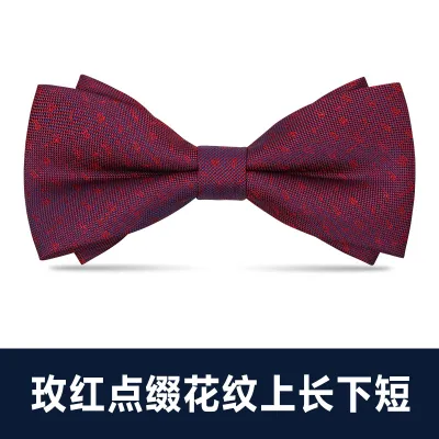 Men Simple British Style Business Dress Bow Tie