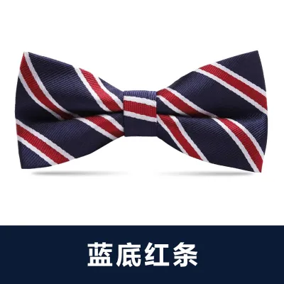 Men Simple British Style Business Dress Bow Tie