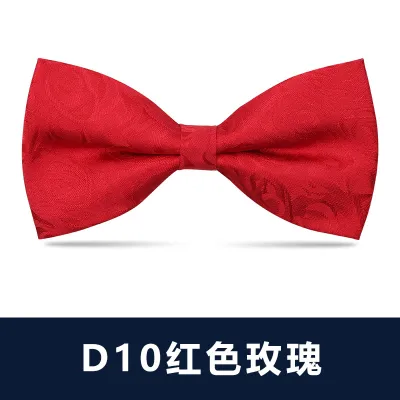Men Simple British Style Business Dress Bow Tie