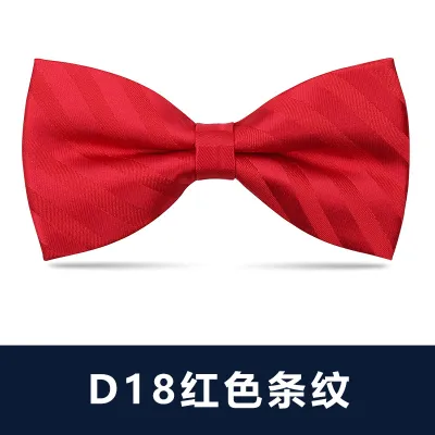 Men Simple British Style Business Dress Bow Tie