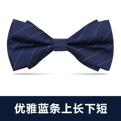 Men Simple British Style Business Dress Bow Tie