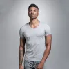 V-Neck-Light Flower Grey