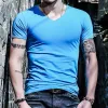 V-Neck-Colour Blue