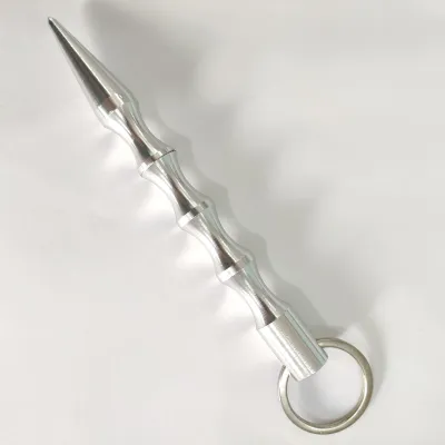 Creative Women Anti-Body Wolf Stick Aluminum Keychain