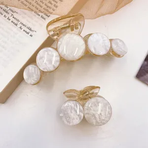 Women Fashion Mermaid Shell Hair Claws Simple Style