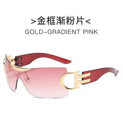 Fashion Frameless Y2K Technology Sense Sunglasses