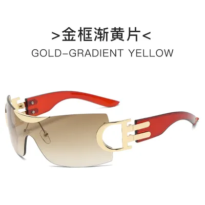 Fashion Frameless Y2K Technology Sense Sunglasses