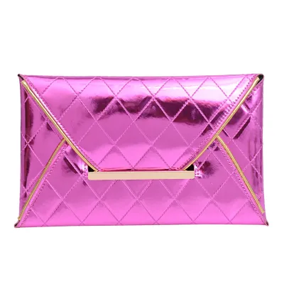Women Fashion Sequin Large Capacity Envelope Purses PU Urban Simplicity