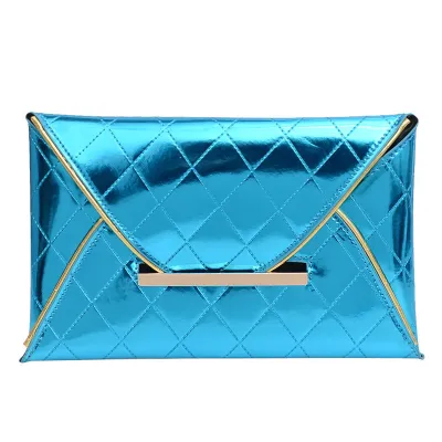 Women Fashion Sequin Large Capacity Envelope Purses PU Urban Simplicity