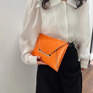 Women Fashion Sequin Large Capacity Envelope Purses PU Urban Simplicity