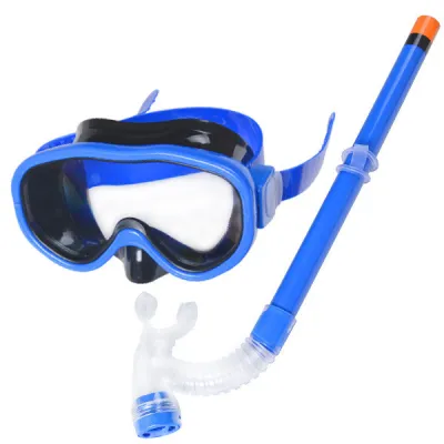 Children Swimming Diving Goggles And Snorkel Semi-Dry Set