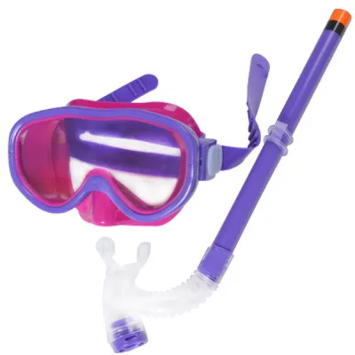 Children Swimming Diving Goggles And Snorkel Semi-Dry Set