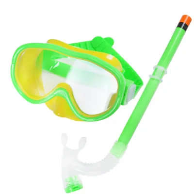 Children Swimming Diving Goggles And Snorkel Semi-Dry Set