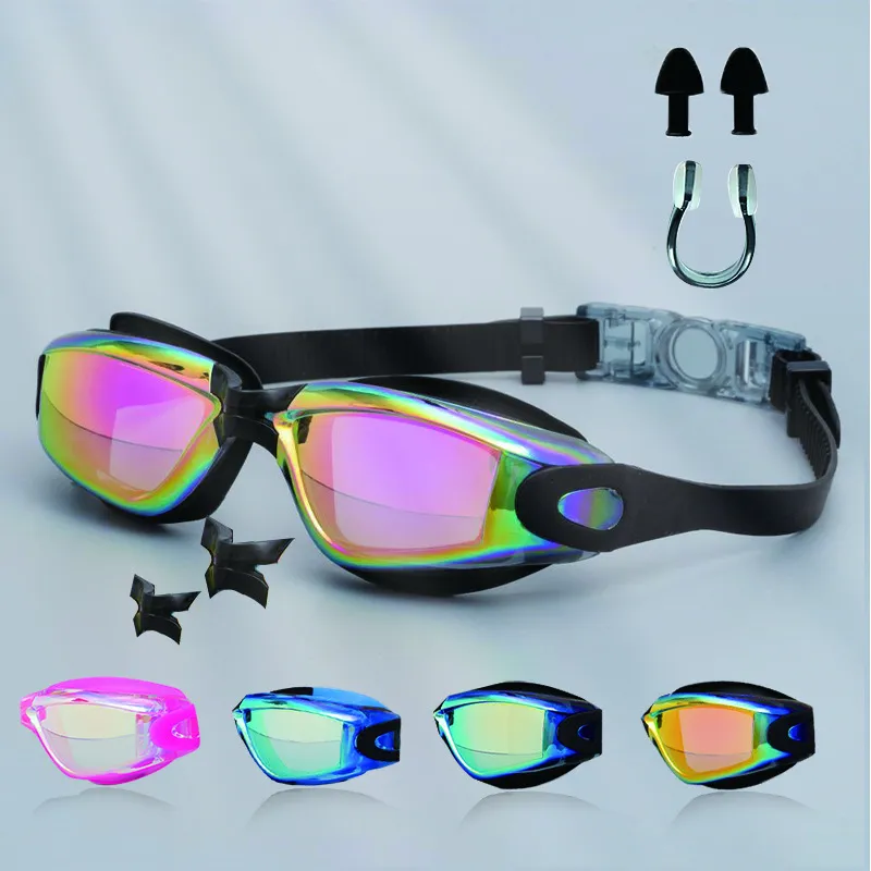 Adult Anti-Fog Waterproof HD Plating Swimming Goggles for Women