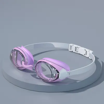 Adult Swimming HD Anti-Fog Waterproof Flat Transparent Swimming Goggles