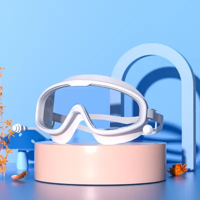 Children Swimming Large Frame Waterproof Anti-Fog Goggles