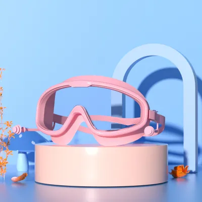 Children Swimming Large Frame Waterproof Anti-Fog Goggles