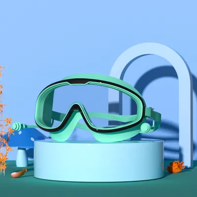 Children Swimming Large Frame Waterproof Anti-Fog Goggles