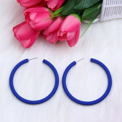 Fashion Personality Circle Geometric Acrylic Earrings