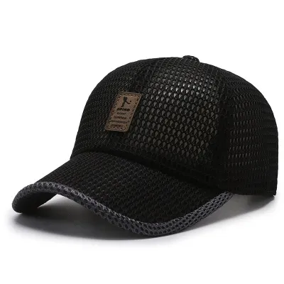 Simple Neutral Mesh Breathable Dome Cap